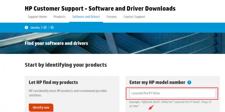 Then the driver download file