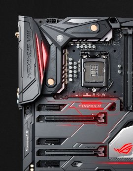 Close up of ASUS Z170-Deluxe