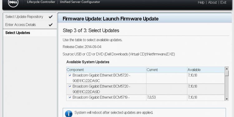 Dell firmware updates