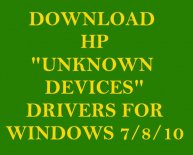 HP Download drivers for Windows 7