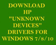HP Download drivers for Windows 7